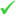 check mark