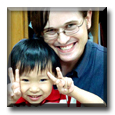ESL Teacher Dan with his students