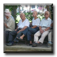 Taiwanese old men in the park - Teaching English in Taiwan