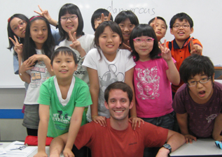 ESL Teacher Tucker in Korea
