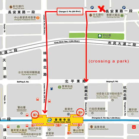Dinner Map - ESL Abroad