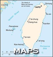 Map of Taiwan - Teaching English in Taiwan