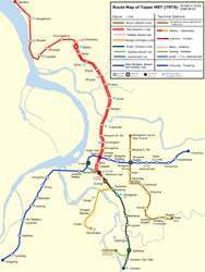 Taipei MRT Map - ESL in Taiwan