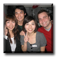 ESL Teacher Andrew with new friends