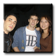 English Teachers Graeme, David and Jennifer enjoyed the party