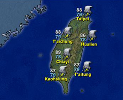 Weather in Taiwan - Teaching English in Taiwan