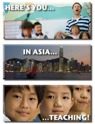 Teaching English in Korea, Taiwan or China could be for you!