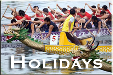 Holidays in China - A list of national holidays in China