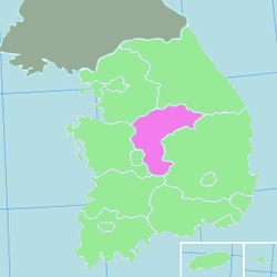 Chungbuk Province Map - Reach To Teach Recruiting