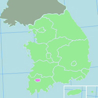 Gwangju Province Map - Reach To Teach Recruiting