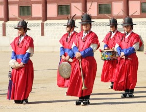 Seoul - Changing of the Guards at Geombuk Palace