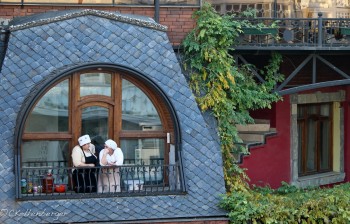 Hotel in Old Tbilisi, Georgia - Photo by Carrie Kellenberger