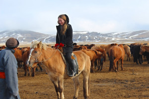 Girl on horse