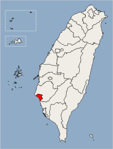 Tainan Location Map