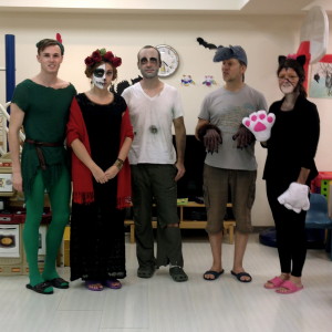 Teachers at Halloween