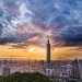 Taipei 101 at Sunset