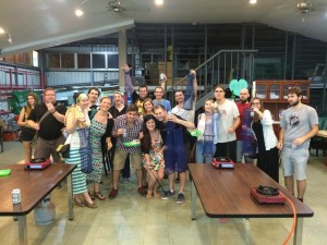 Fishing for Shrimp in Taiwan