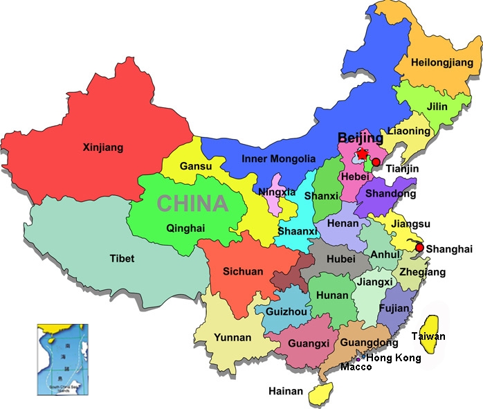 Map of China