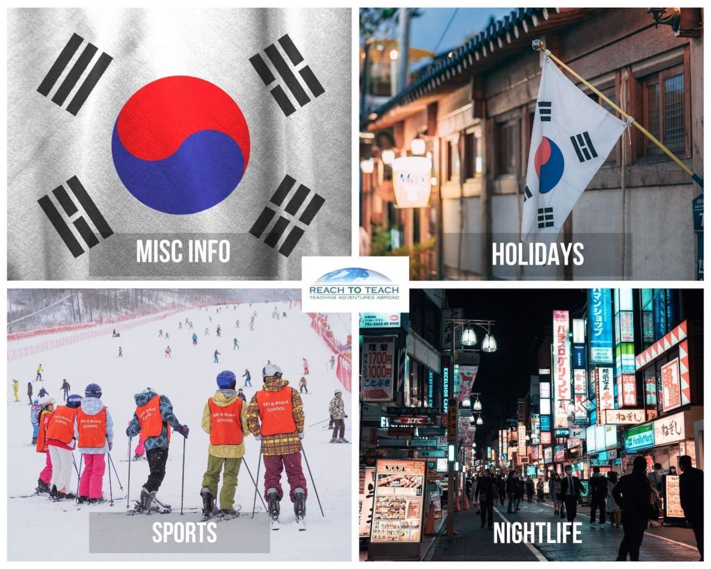 Information for teaching and living in South Korea - Korea Country Guide