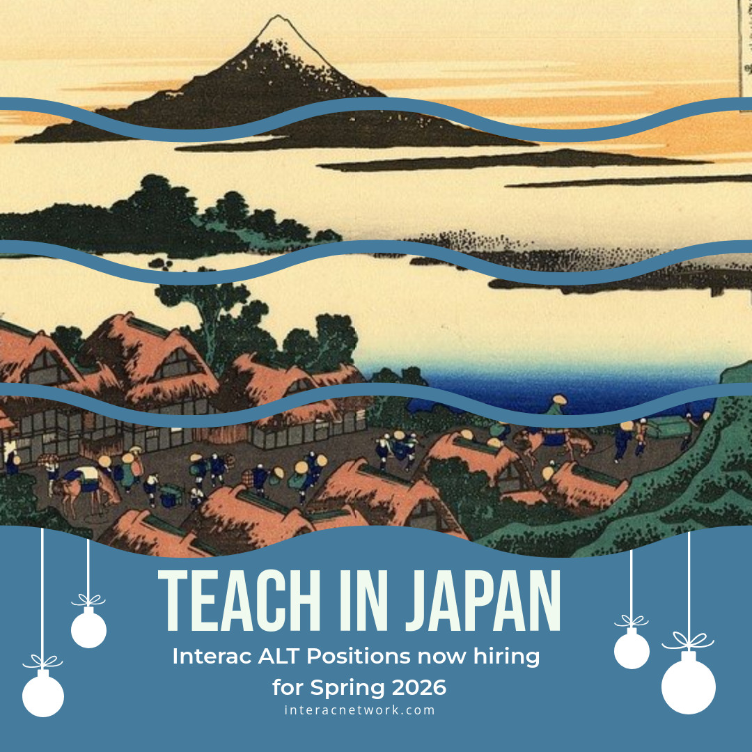 Teach English in Japan in 2026 — Discover the Spirit of Japan as an Interac ALT! Nationwide, Japan Full Time JAPAN / ALT (Assistant Language Teacher) Experience Level: Entry Level / Early Career
